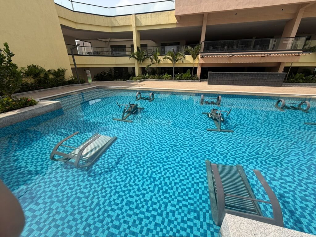 Aquatic gym equipment for low impact workout