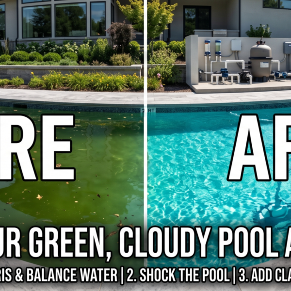 7 Essential Steps: How to Clean Your Green, Cloudy Pool After a Rainstorm